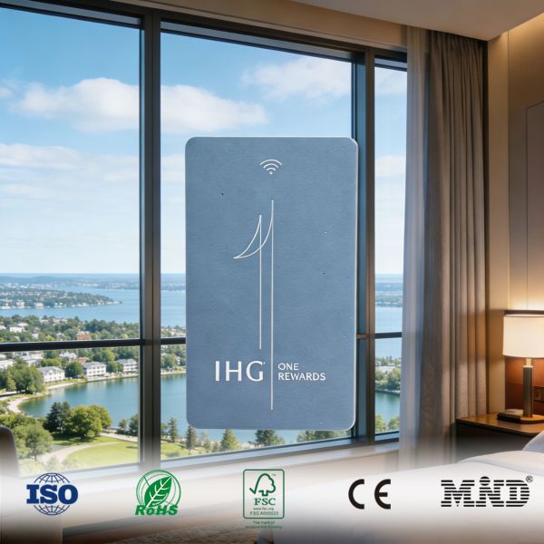 Custom 13.56MHz ISO14443A Waterproof RFID NFC Smart Card for Hotel Access Control