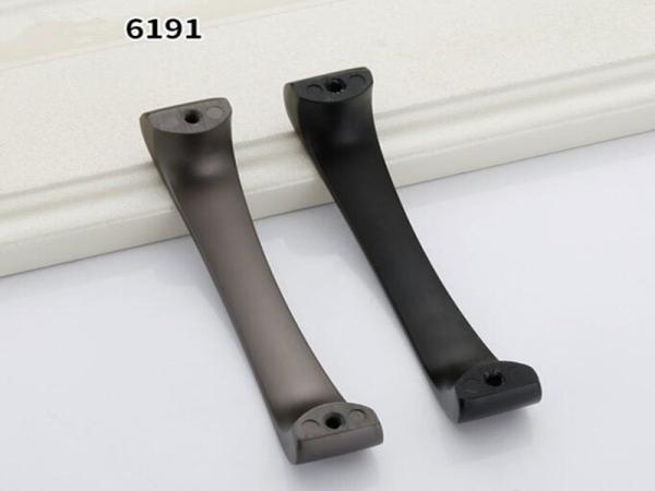 Pearl Black Kitchen Cabinet Knobs Closet Black  Handles 160mm  T Bar Pulls  Furniture Fittings