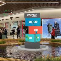 Gire o diodo emissor de luz expansível que anuncia a tela conduzida exterior de tela de exposição 3000*2400 Digitas