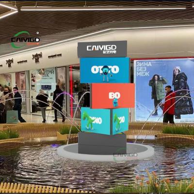 Rotate Expandable LED Advertising Display Screen 3000*2400 Outdoor Digital Led Screen