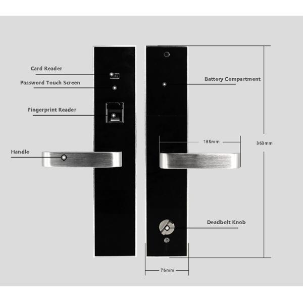 Замок электронной комбинации офиса, алюминиевые коммерчески замки безопасностью
