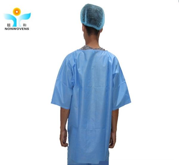 Scrub Disposable Protective Suits Anti Static with Short Sleeve ISO approval
