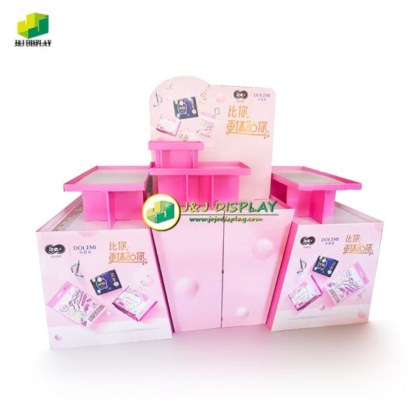 Corrugated Paper Promotion Retail Dump Bin Display Stackable Waterproof