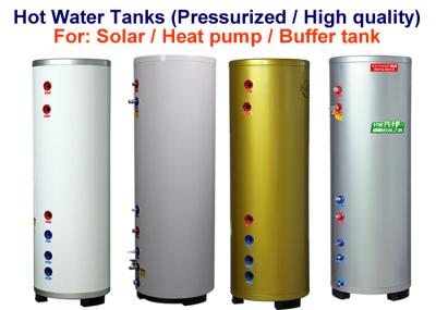 Vertical Hot Water Storage Tank 0.6 Mpa / 600 Kpa Rated Working Pressure