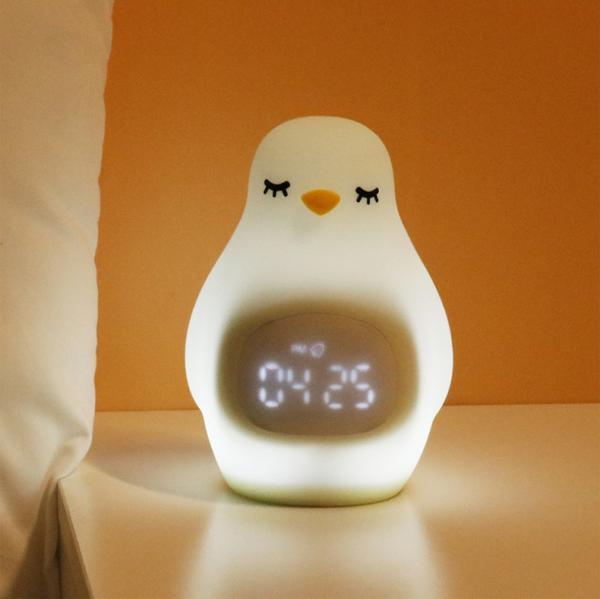 New Design Clock Night Light Sleep Trainer Kids Digital Alarm Clocks with Great Price