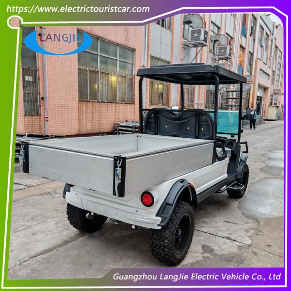 48V Motor Electric Utility Golf Cart 2 Person Electric Baggage Cart With Cargo For Hotel