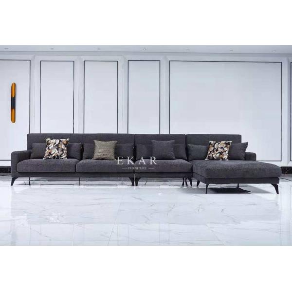 Living Room Sofa Home Furniture Latest New Design Couch L Sofa Set  AW-ES18-1809