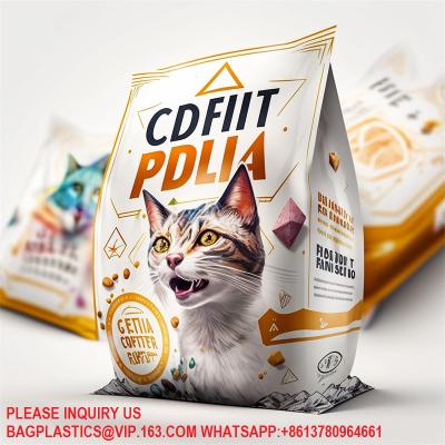 Eight Side Seal Bag Composite Pouch Custom Logo Food Packaging Flat Bottom Coffee Bag