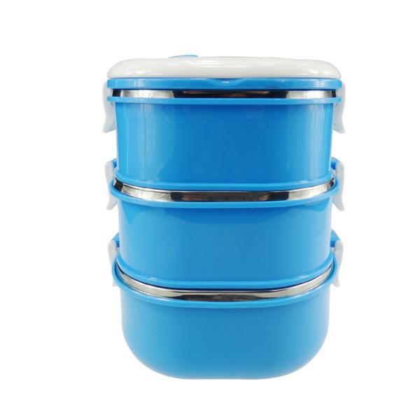 Hot selling  colorful  stainless steel square food container ,hand pan,food carrier,lunch box,food lunch container