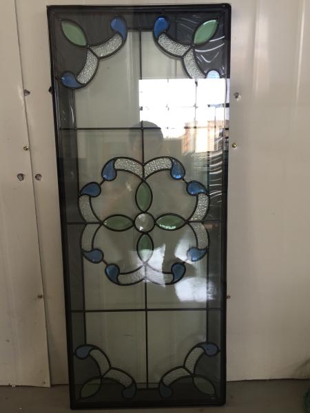 patina caming decorative door glass 1” thickness