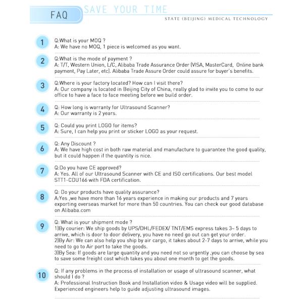 Pocket Mini Portable Ultrasound Machine For Human 3.5 Mhz 400g Ultrasound Probe