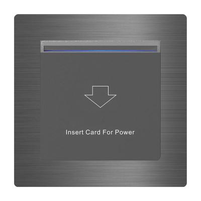 UK Back Box 86mm Size Hotel Room Card Holder High Voltage 220VAC+-10%