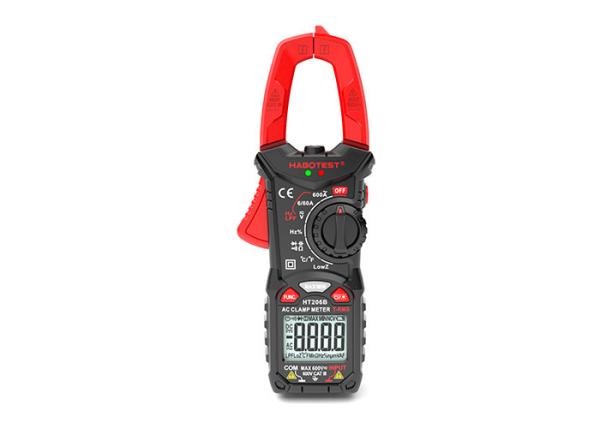 Professional Digital Clamp Multimeter , HT206B AC Current Clamp Meter