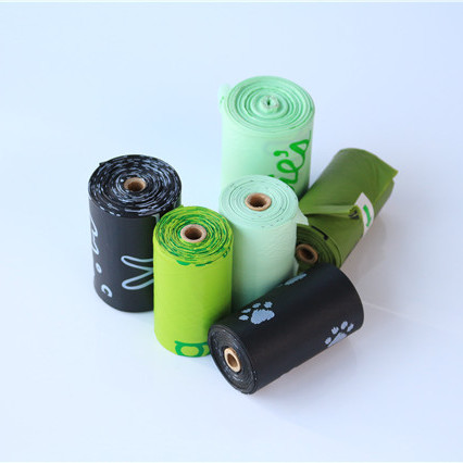 プラスチック EN13432 認証された糞袋 コンポスタブル ペットバッグ グラビア印刷