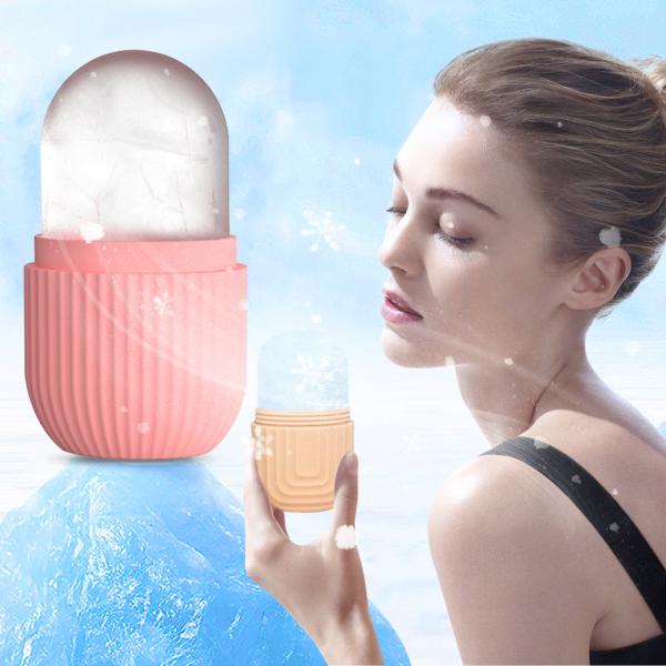 Target Area No Plugs Type Silicone Ice Molds for Facial Cube Ice Roller Face and Body