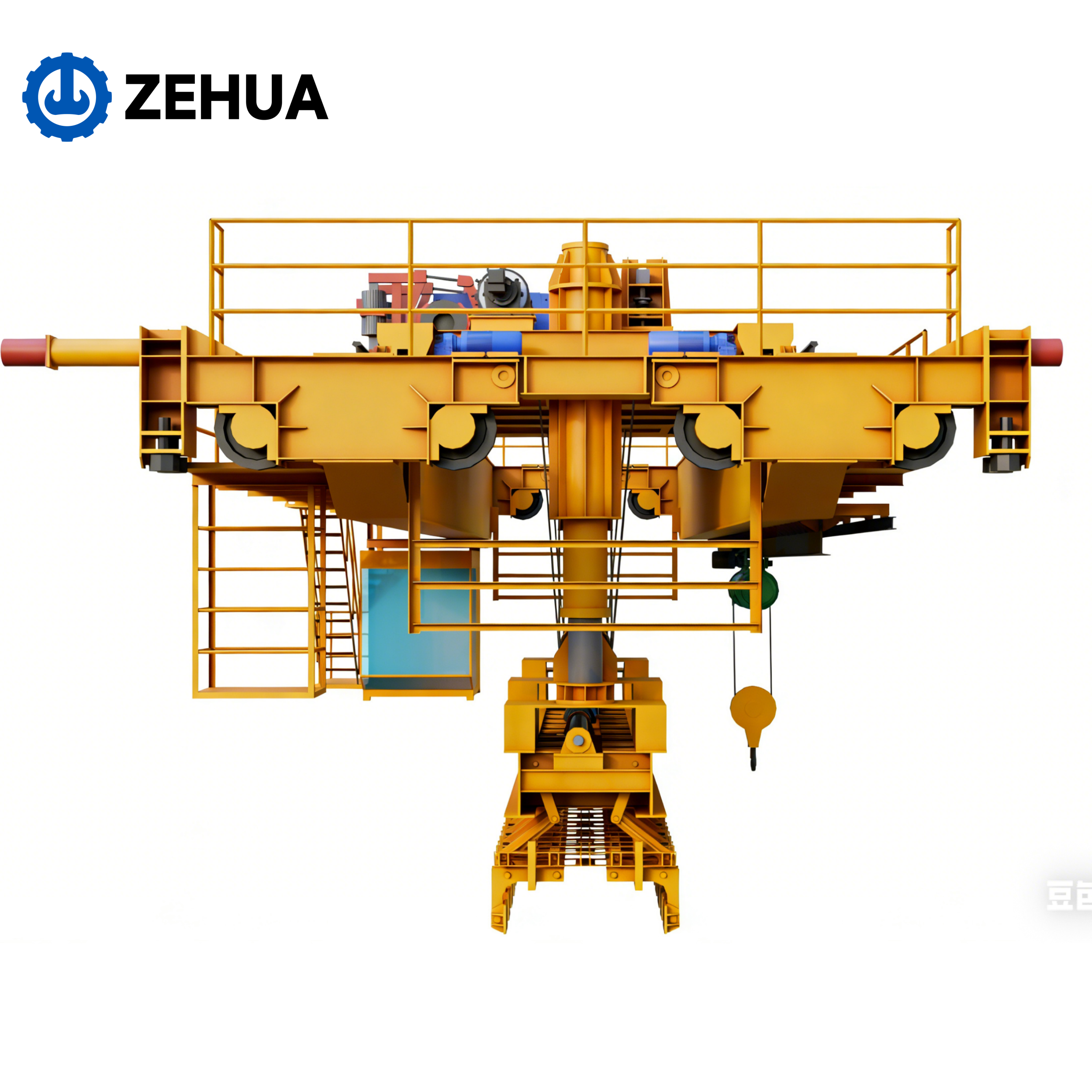 Professional Custom Overhead Crane for Anode Carbon Block Stacking in Carbon