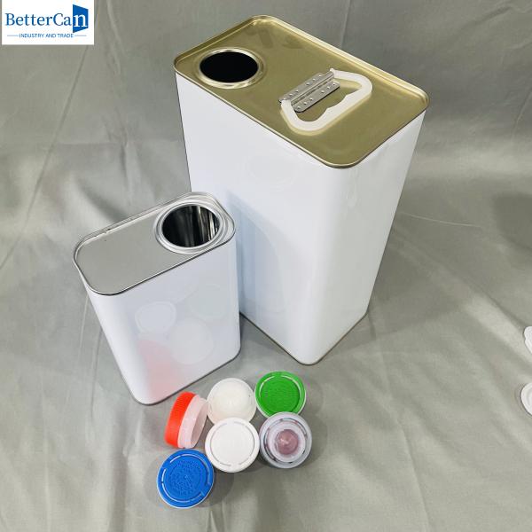 250 мл красочного упаковочного материала 5 литровые металлические банки с пластиковой крышкой