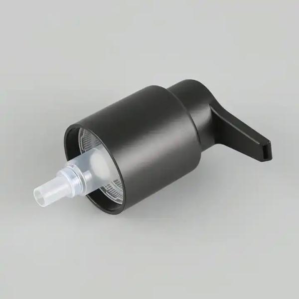 20mm Treatment Cream Pump 20/410 Black Plastic Long Nozzle External Powder Pump
