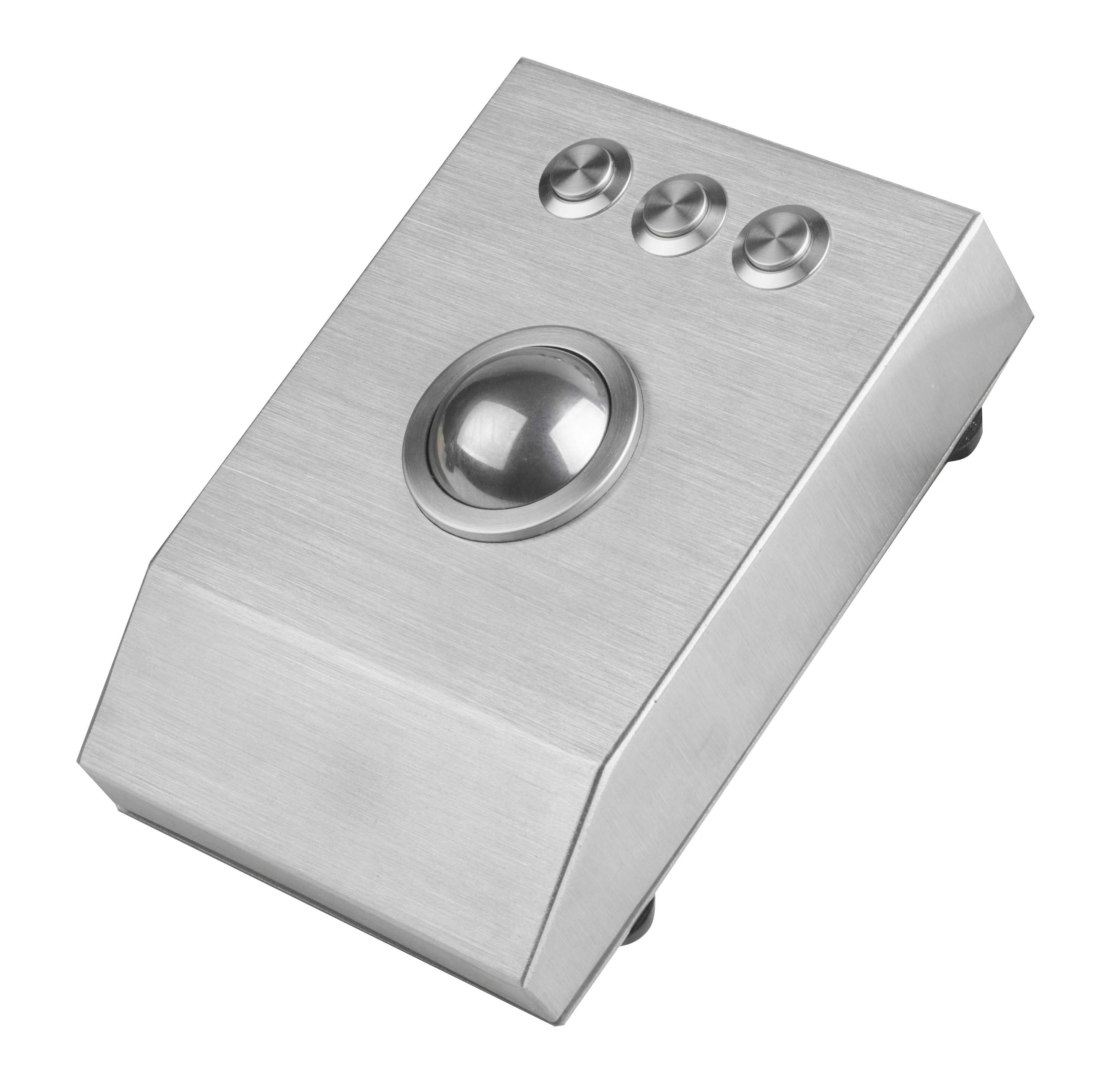 Изрезанный trackball лазера настольного компьютера 38mm нержавеющей стали металла с разрешением 1200 DPI