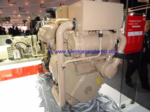 Da unidade marinha do estojo compacto do gerador 250KW 313KVA de Cummins da emergência consumo de combustível baixo