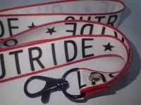 Tape et sangle imprimées en polyester par sublimation avec logo personnalisé