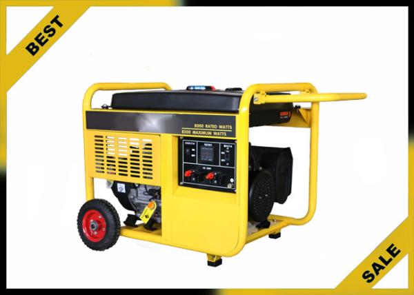 8KW Open Type Electric Start Petrol Generator Set Air Cooled 3600 Rpm Speed