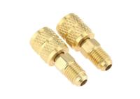 Refrigerant Retrofit Brass Quick Coupler Adapter 1/4