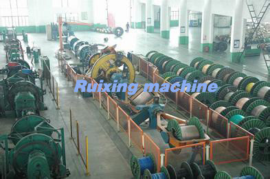 Laying up machine for cabling the multi-core 3 to 7 plastic cables, XLPE cables