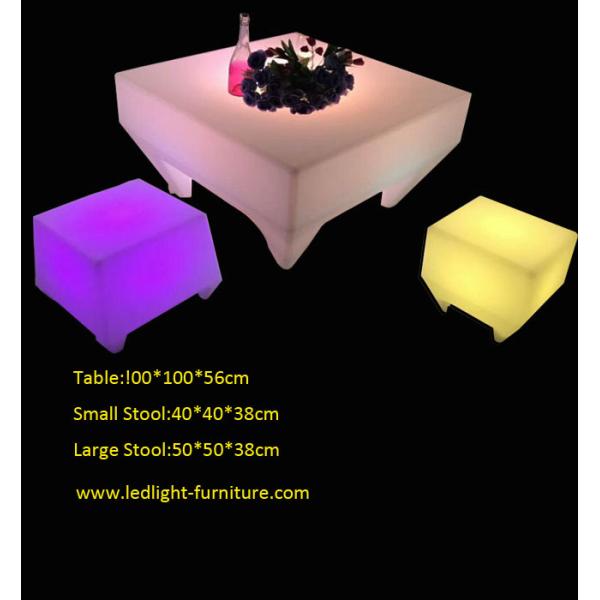 Unique Design RGB Outdoor LED Party Furniture Brightness With Remote Control