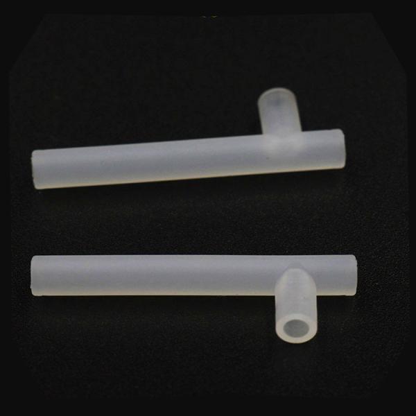 T Shape Clear Silicone Tube Transparent Waterproof 3 Way 3x5mm