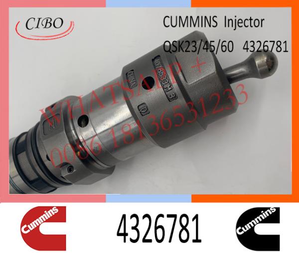 Injecteur de gazole de CUMMINS 4326781 4002145 4087894 4088428 moteur de la pompe d'injection QSK23 QSK45 QSK60