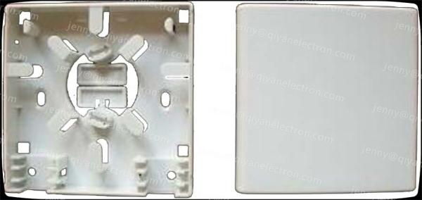 Mini plastic 1/2 / 4 Core SC LC Ftth / Fttx Fiber Termination Box Wall Mount FTB-86