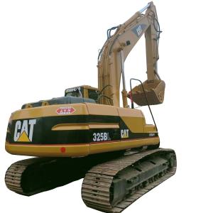 Excavadora usada Cat 325B com cilindro hidráulico original e 28600kg de peso