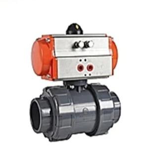 3 PC UPVC Electric Ball Valve For Agriculture And Water Irrigation Plumbing System