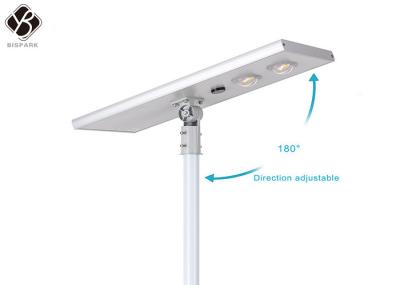 Silver Grey Color Solar LED Street Light Operating Temp Range -30 To 45℃