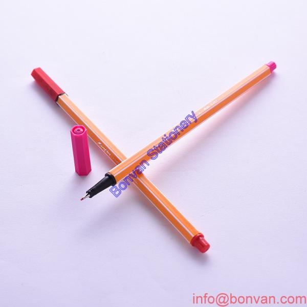 0.4mm colorful fineliner pen,Graphic Fineliner,yellow color fine line marker pen