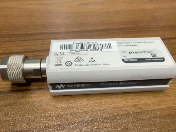 Used Agilent/Keysight 8481B RF Power Sensor 18 GHz High Power Thermocouple Power Sensor
