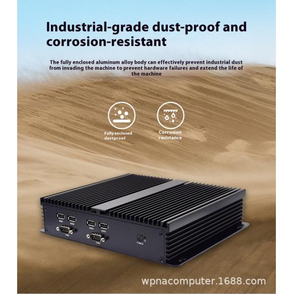Fanless Industrial Mini PC Intel Core i5 Quad Core 4GB DDR4 SSD