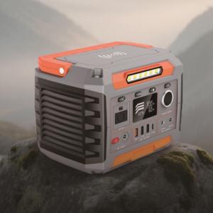 Station électrique portable de 300 W avec contrôleur MPPT et recharge sans fil