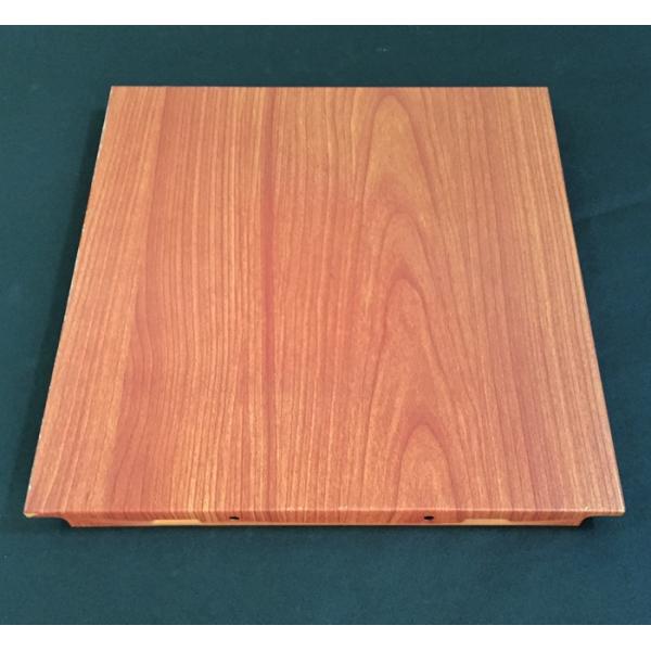 Polyester Powder Coated Wooden Decorated Ceiling Tiles 300x300 Or 600x600mm