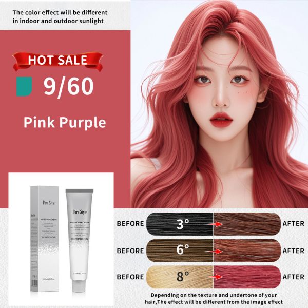 Bright Gray Blonde Hair Color Cream Ammonia Free 100ml OEM Hair Color Manufacturer Wholesale