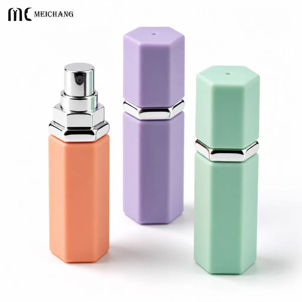 5ml Hexagon Perfume Atomizer,Custom Logo Refillable Mini Perfume Spray Bottle (MC-1207)