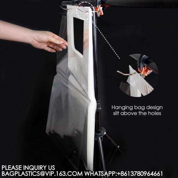 Vented T-Shirt Micro Perforated Bakery Bags With Handles For Homemade Breads Packages