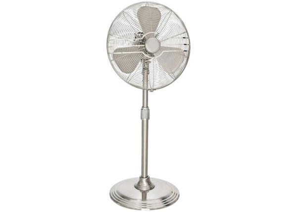 18 Retro Vintage Stand Up Fan 3 Blade 120V 60 Hz 130W High Velocity Heavy Duty