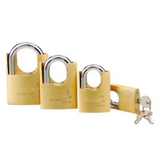 Rarlux Chrome Plated Solid Padlock Shackle Protected Anti-cut Brass Padlock