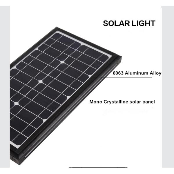 LED Solar Integration Smart Street Lamp Garden Lamp 40W Installation Simple No Wiring No Electricity