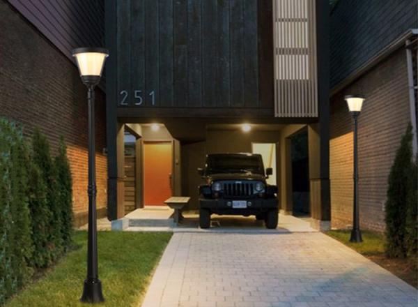 Solar LED Outdoor Home Yard Lamp Villa Lawn Lamp Waterproof Super Bright High Pole Street Lamp