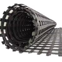 5.2x100M 200-30KN/M Polyester PET Geogrid for Landslide Repair Soil Reinforcement
