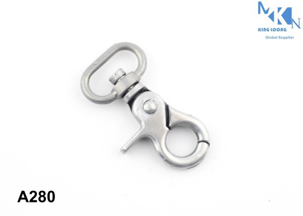 OEM Or ODM Bulk Bag Snap Hook , Metal Swivel Snap Hooks For Straps