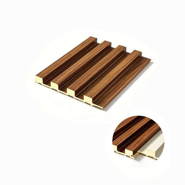 Quick Installation Solid Core PVC Fluted Wall Panels Decorative Slat Cladding Design for Interior Space Projects